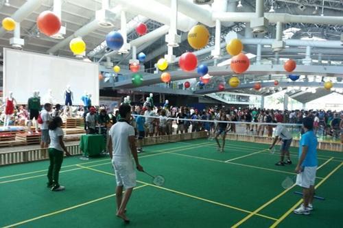 Clínica do badminton fez sucesso em Belém / Foto: CBBd