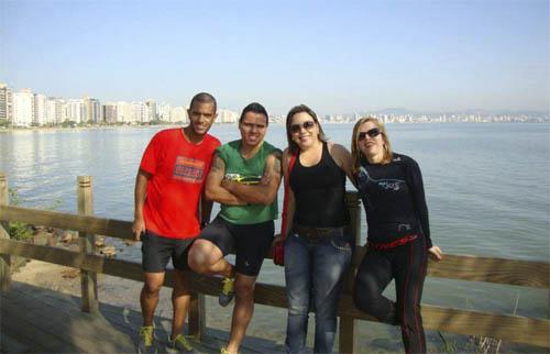Danilo, Rafael, Adriana e Joshy / Foto: Arquivo Pessoal