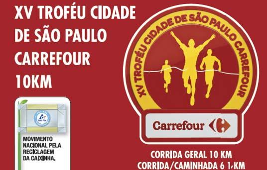 A edição comemorativa de 15 anos do Troféu Cidade de São Paulo Carrefour 10 km marcará o início das celebrações do aniversário de 458 anos de São Paulo, no dia 25 de janeiro  