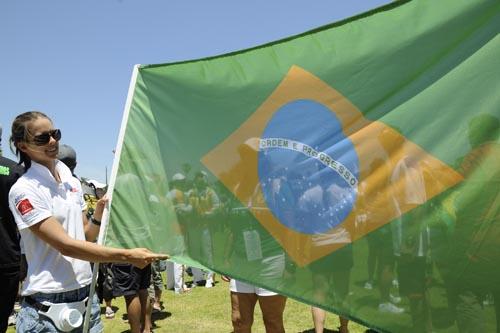 O Brasil já conta com duas vagas na vela na Olimpíada de 2012. Patrícia Freitas ajudou o Brasil a conquistar uma das vagas / Foto: Pedro Felizardo / CBVM