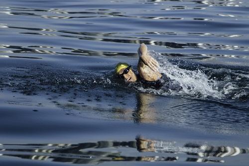 Depois de várias ultramaratonas aquáticas nas Américas, como os 88k da Hernandarias Paraná, brasileiro está pronto para estreia na Europa, marcada para o dia 14 de julho / Foto: Romulo Cruz