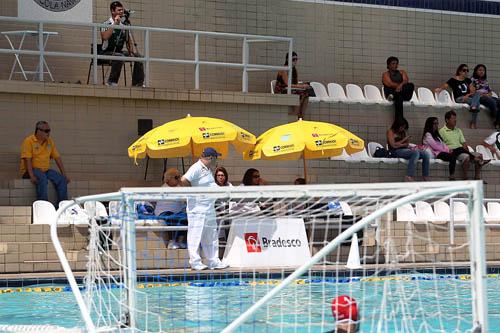  O polo aquático masculino do Brasil ficou em 7º lugar no Mundial Junior da modalidade / Foto: Satiro Sodré / AGIF