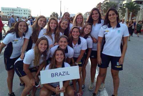 Seleção Brasileira Junior de Polo Aquático Feminino 2013 / Foto: Divulgação CBDA