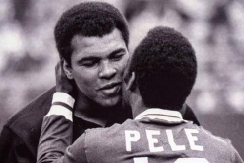Muhammad Alli e Pelé / Foto: Reprodução