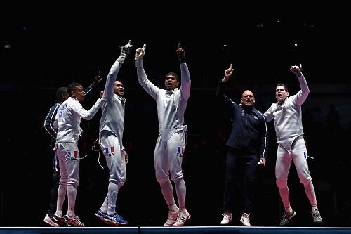 Esgrima - França sobe ao topo do último pódio da esgrima no Rio 2016