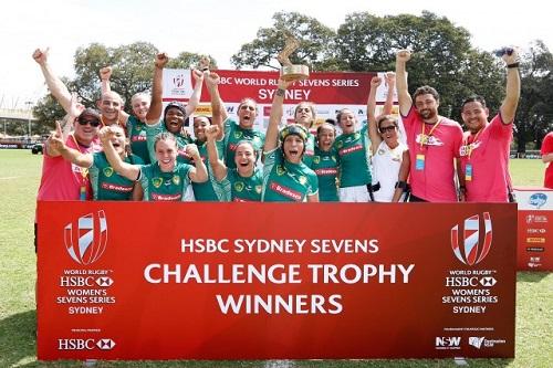 Meninas superam Inglaterra pela primeira vez e conquistam o Challenge Trophy, equivalente ao 9º lugar / Foto: World Rugby/Divulgação