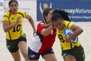 Seleção Feminina de Beach Rugby conquista ouro para o Brasil no Equador / Foto: Divulgação / CBRu