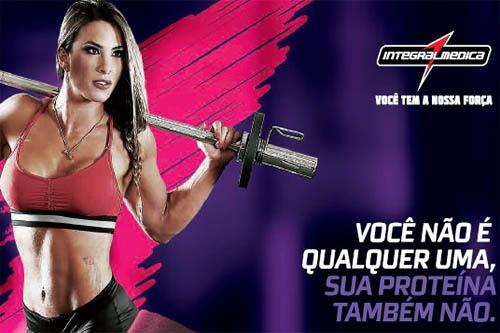  Fitness Model protagoniza peças de mídia online e offline para o  lançamento do W-Lady / Foto: Divulgação