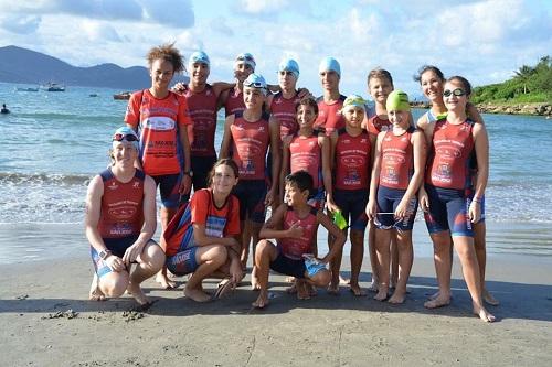 Alunos da Escolinha de Triathlon de São José / Foto: Divulgação