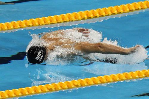  Cesar Cielo, nadador brasileiro que busca o tricampeonato mundial, é o novo atleta patrocinado pela adidasr / Foto: : Satiro Sodre/AGIF