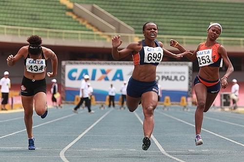 Jessica Honorato vence os 75 m feminino / Foto: Fernanda Paradizo / CBAt