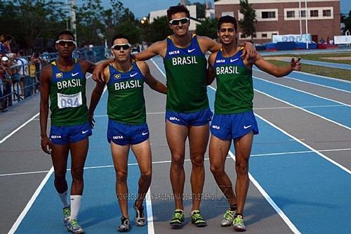 Revezamento 4x400 m: ouro / Foto: Confederação Argentina de Atletismo