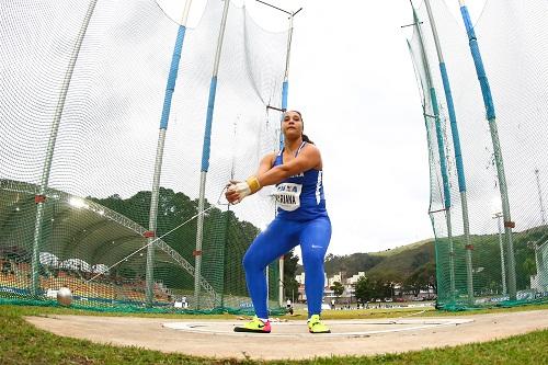 Ela marcou 67,02 m logo no primeiro lançamento na abertura da competição / Foto: Wagner Carmo/CBAt