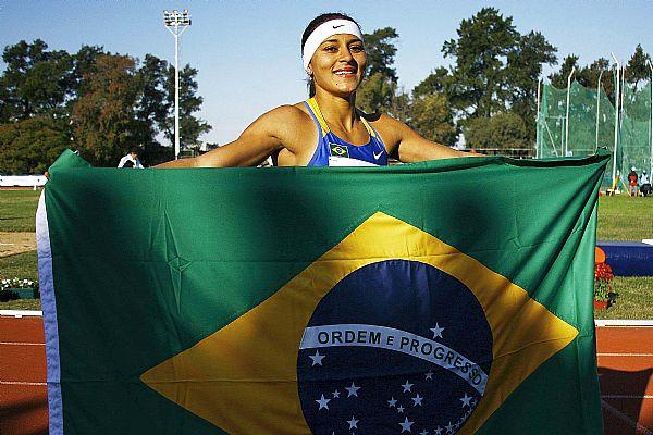 Fabiana Murer: ouro para o Brasil no Sul-Americano na Argentina  / Foto: Wagner Carmo/CBAt