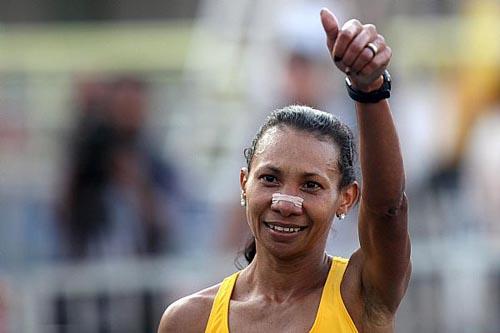 Cruz Nonata vence os 10.000 m no primeiro dia do Troféu Brasil Caixa 2012/ Foto: Marcelo Ferrelli/CBAt