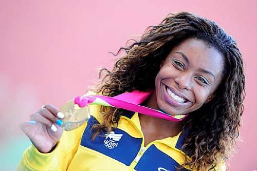 Rosângela Santos fará os 100 m e o 4x100 m em Londres/ Foto: Wagner Carmo/CBAt