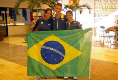 Os três primeiros nomes da Seleção de Atletismo que representará o Brasil no PAN 2011 já se encontram em La Loma, no México, onde a equipe fará sua aclimatação / Foto: Wagner Carmo/CBAt