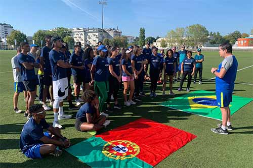 Grupo de atletas em Rio Maior  / Foto: Divulgação CBAt