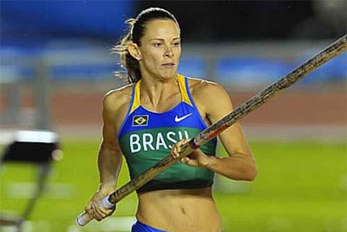 A campeã Mundial Fabiana Murer quer melhorar seu recorde Sul-Americano de 4,85m  / Foto: Wagner Carmo/CBAt
