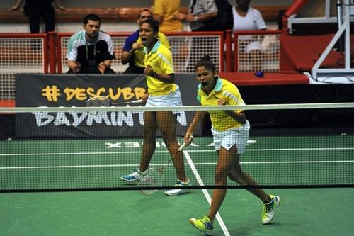 Lohaynny foi a grande estrela desta sexta-feira, na Badminton Cup / Foto: João Pires / fotojump