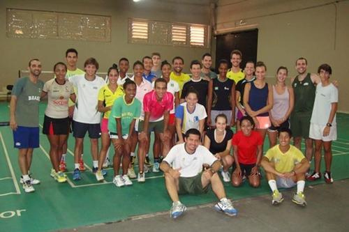 Atletas convocados que participam da seletiva no CT de Campinas / Foto: CBBd