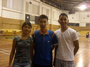 Brasileiros conhecem o melhor badminton do mundo na Malásia / Foto: Divulgação 