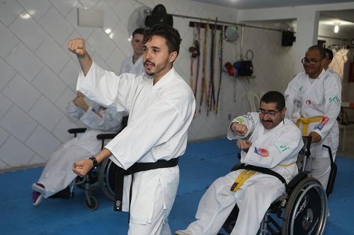 “Karate IX: Inclusão pelo Esporte” teve início em abril / Foto: Divulgação