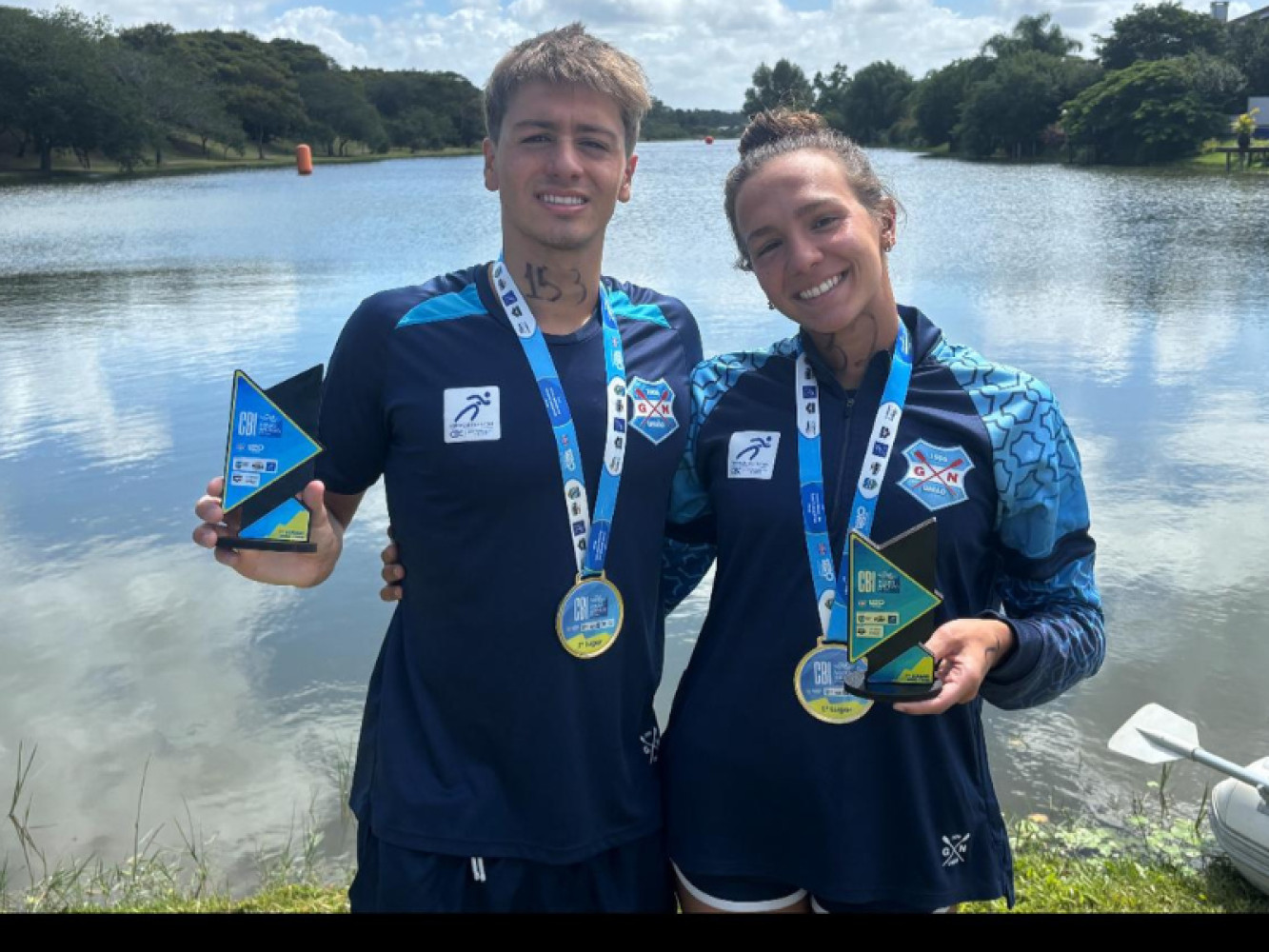 Julia Pereira e Matheus Melecchi vencem 10 km da 1ª Etapa do Campeonato Brasileiro de Águas Abertas