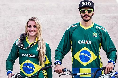 De acordo com os critérios, Renato Rezende e Priscilla Carnaval irão integrar a equipe brasileira de ciclismo BMX no Rio de Janeiro / Foto: Maximiliano Blanco/CBC