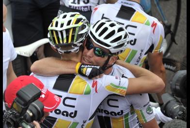 O inglês Mark Cavendish foi o grande vencedor da 5 ª etapa do Tour de France 2011, disputada na última quarta-feira, entre as cidades de Carhaix e Cap Fréhel/ Foto: ASO/B.Bade