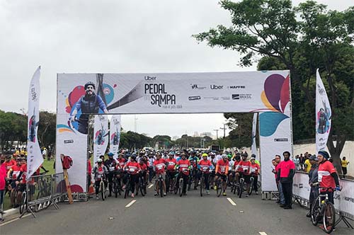 Ciclismo - Pedal em Sampa reúne 2 mil pessoas neste domingo