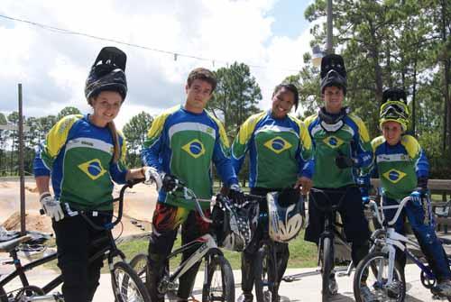 Seleção Brasileira de Bicicross em treino nos Estados Unidos  / Foto: Divulgação
