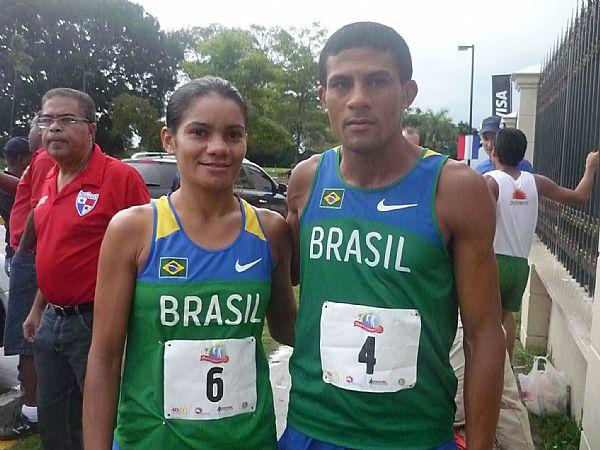 Antonia Bernadete e Eliésio Miranada conquistaram medalhas no Panamá  / Foto: Ione Oliveira/CBAt