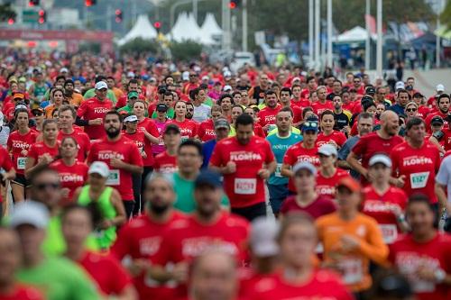 Prova acontece no dia 26 de agosto de 2018 e espera receber 8 mil atletas na capital catarinense para os percursos de 42 km, 21 km, 10 km e 5 km / Foto: Gabriel Heusi/Heusi Action