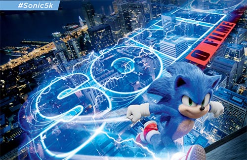 Sonic sai do videogame para se transformar em corrida temática / Foto: Divulgação