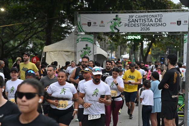 39º Campeonato Santista de Pedestrianismo tem nova etapa