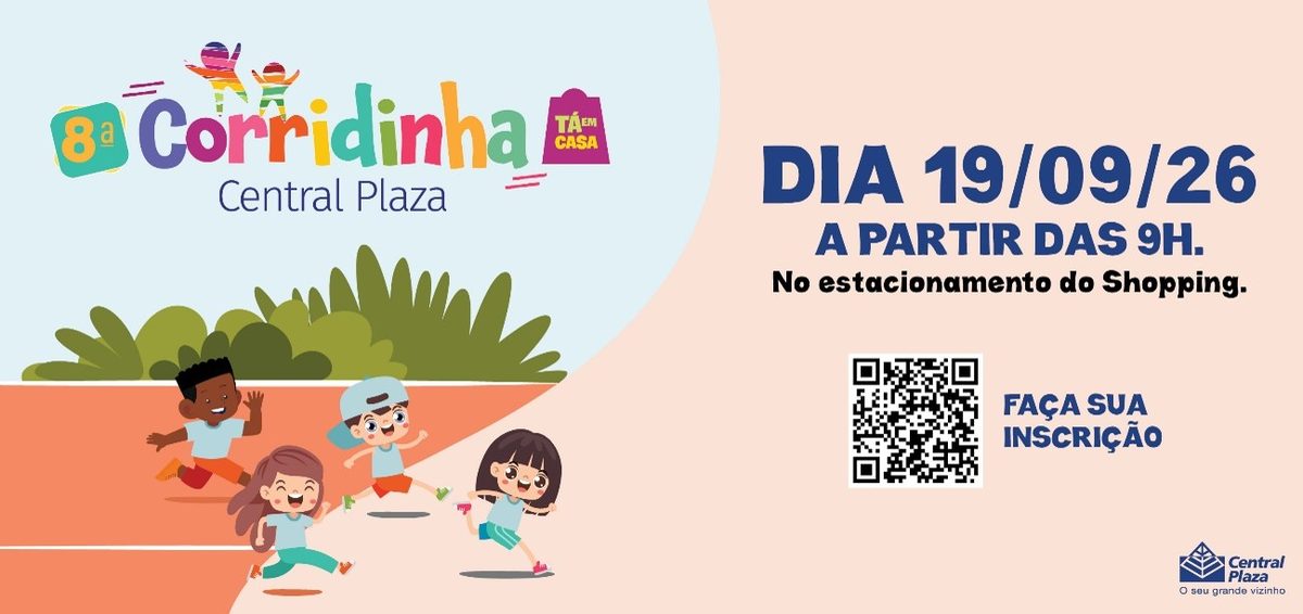 8ª Corridinha Central Plaza acontece em setembro