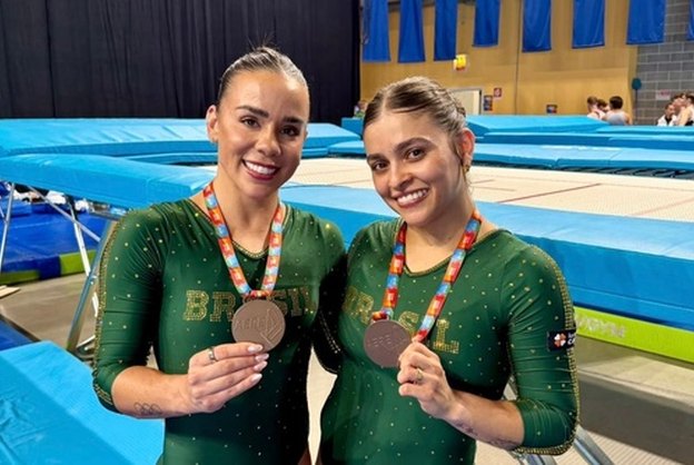 Alice Gomes e Camilla Lopes conquistam bronze em Riccione