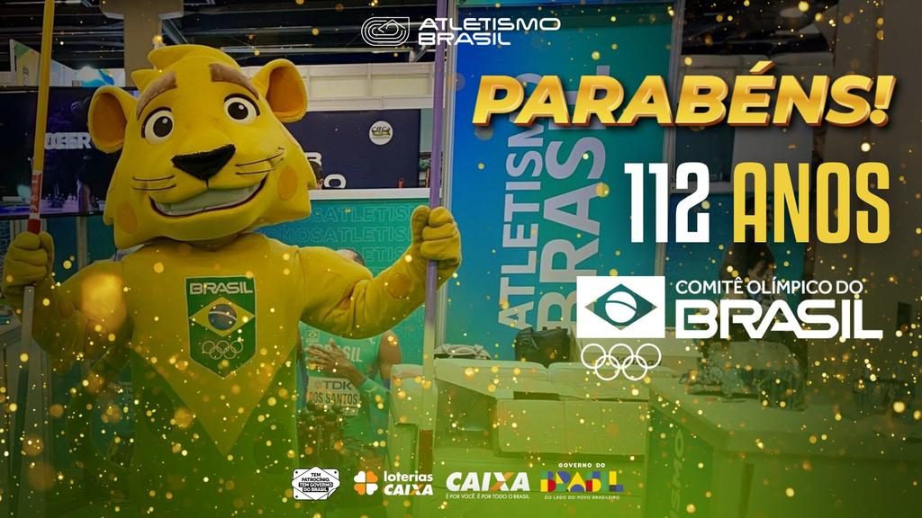 Atletismo Brasil celebra 112 anos do COB
