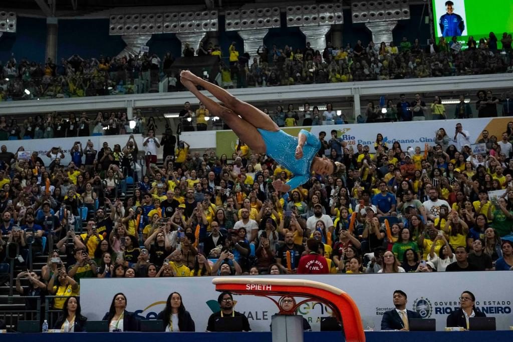Brasil brilha no Pan de Ginástica Artística com sete medalhas