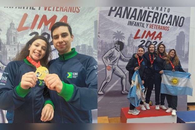 Brasil conquista mais dois ouros no segundo dia do Pan-Americano Infantil e Veterano