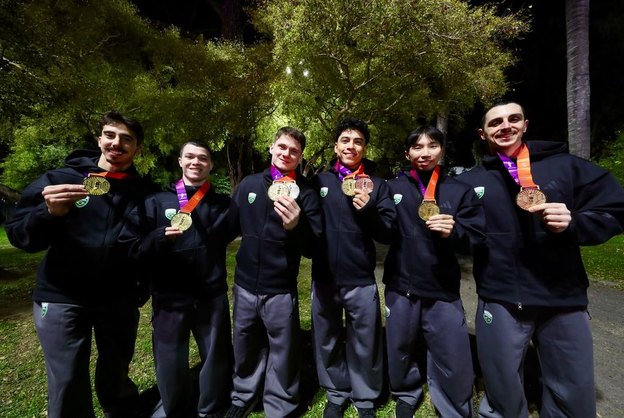 Brasil é campeão na ginástica artística masculina nos Jogos Sul-americanos
