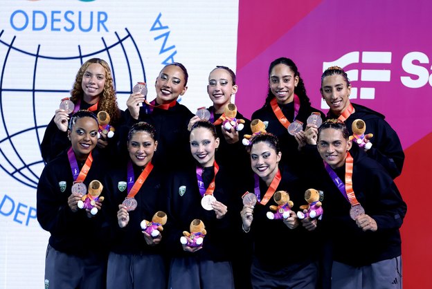 Brasil encerra Jogos Sul-Americanos com bronze no Nado Artístico