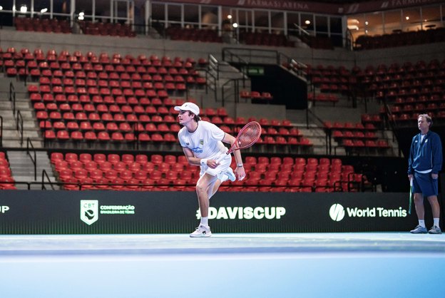 Brasil inicia treinos para duelo contra a Suíça na Copa Davis