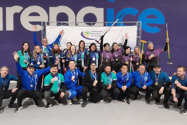 Pires e Marques conquistam títulos no Campeonato Brasileiro de Curling 2026