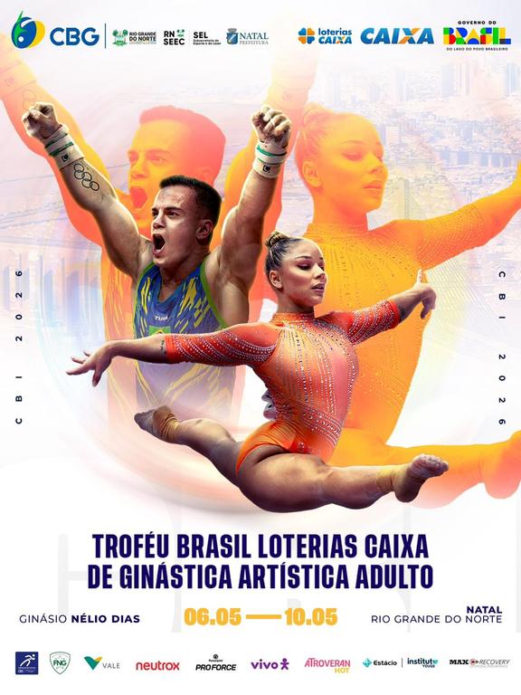 Campeonato Brasileiro de Ginástica Artística começa nesta quarta