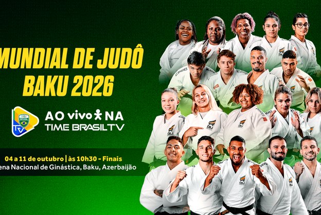 Campeonato Mundial de Judô em Baku será transmitido pela Time Brasil TV