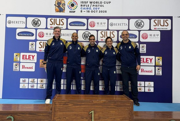 CHATEAUBRIAN FICA A UM PONTO DA FINAL E CONQUISTA ÍNDICE MUNDO NA COPA DO MUNDO DO EGITO - Confederação Brasileira de Tiro Esportivo