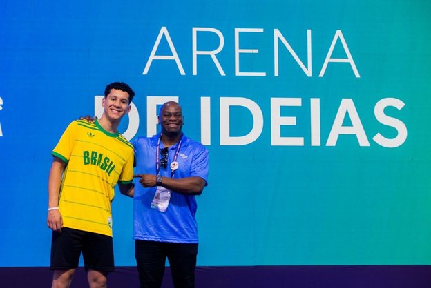Elias Padilha vence desafio de ideias nos Jogos da Juventude CAIXA 2026