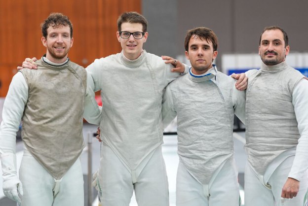 Equipe do Florete Masculino conquista medalha de prata no Sul-Americano Santa Fé 2026